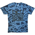 The Beatles Unisex T-Shirt: Let it Be Songs (Dip-Dye On Light Blue) (Wash Collection)