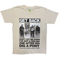 The Beatles Unisex T-Shirt: Rooftop Panels (Natural)