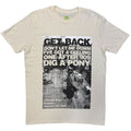The Beatles Unisex T-Shirt: Rooftop Shot (Natural)