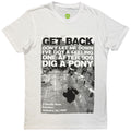 The Beatles Unisex T-Shirt: Rooftop Shot (White)