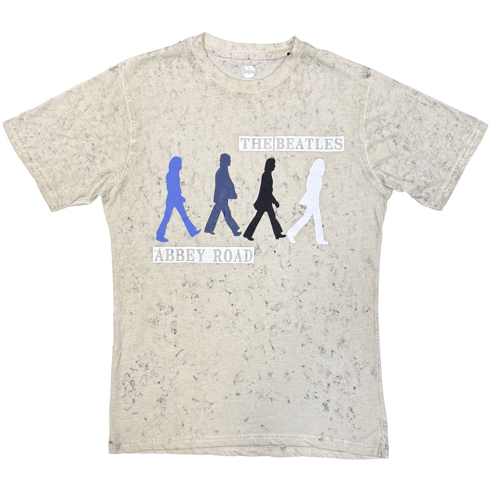 The Beatles Unisex T-Shirt: Abbey Road Colours (Grey) (Wash Collection)