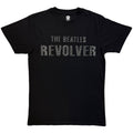 The Beatles Unisex T-Shirt: Revolver Crystals (Black) (Embellished)