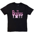 The Beatles Unisex T-Shirt: Band Silhouettes (Black) (Embellished)