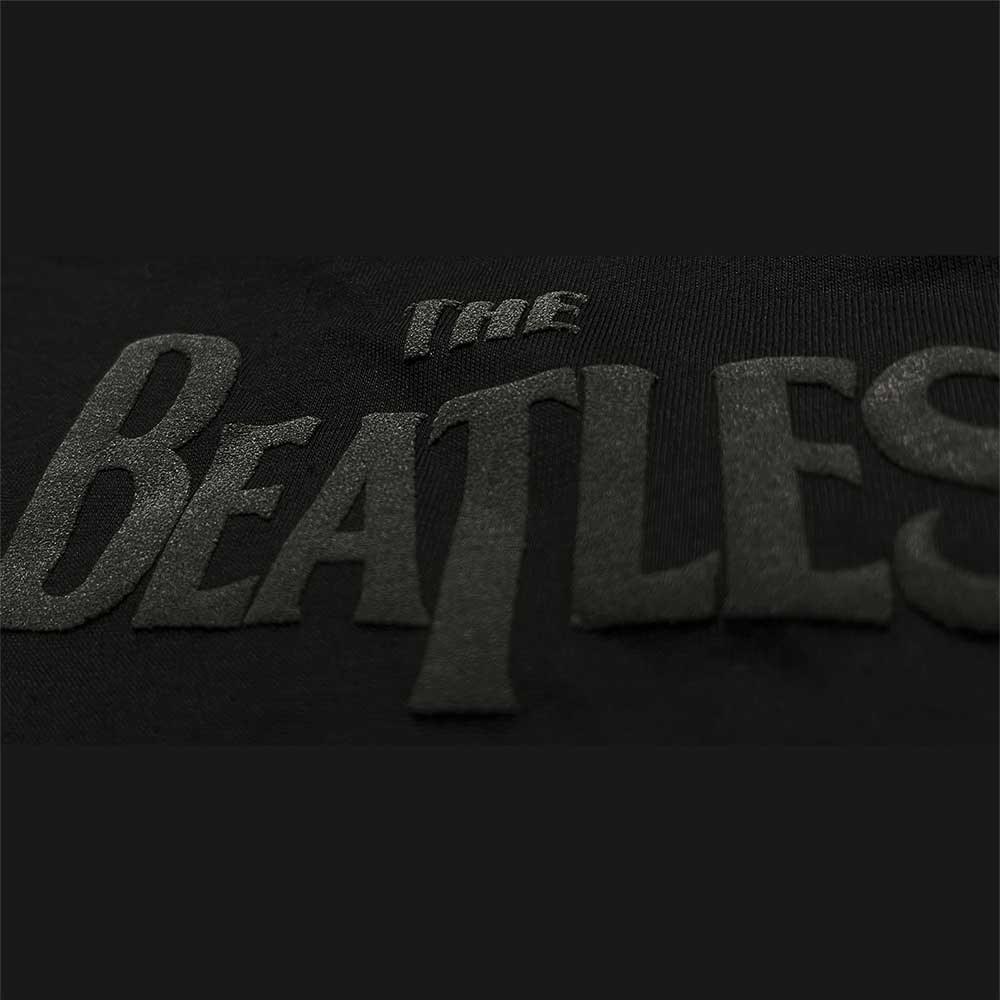 The Beatles Unisex T-Shirt: Albums on Apple (Black) (Embellished)