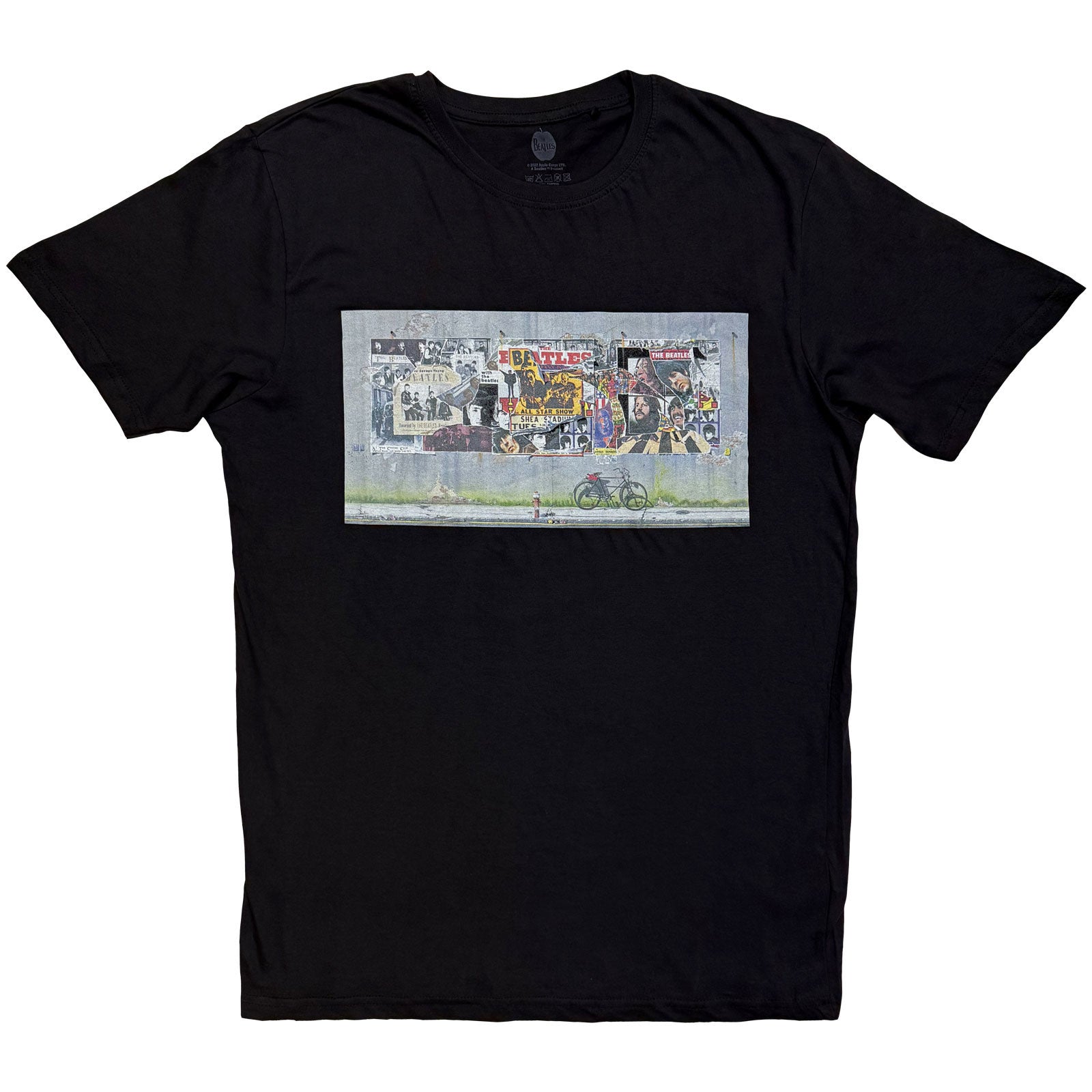 The Beatles Unisex T-Shirt: Anthology (Black)