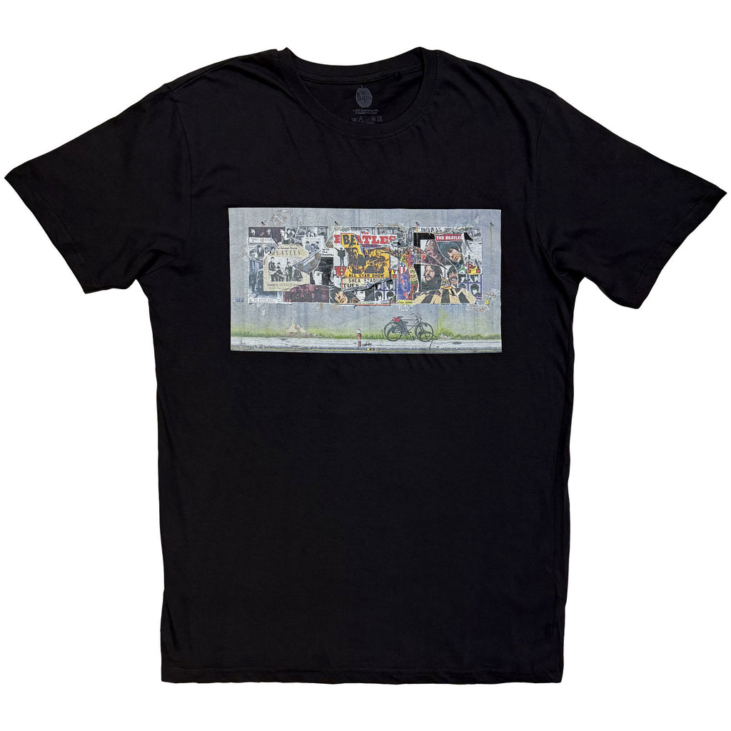 The Beatles Unisex T-Shirt: Anthology (Black)