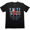 The Beatles Unisex T-Shirt: Rooftop Flag (Black)