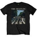 The Beatles Kids T-Shirt: Abbey Road & Logo (Black)