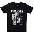 The Beatles Unisex T-Shirt: Revolver Track List (Black)