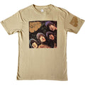 The Beatles Unisex T-Shirt: Rubber Soul US (Sand) (Sleeve Print)