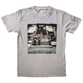 The Beatles Unisex T-Shirt: On Stage (Grey) (Sleeve Print)