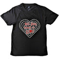 The Beatles Unisex T-Shirt: All You Need Is Love Heart (Black)