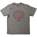 The Beatles Unisex T-Shirt: All You Need Is Love Heart (Grey)