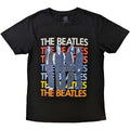 The Beatles Unisex T-Shirt: Iconic Multicolour (Black)