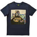 The Beatles Unisex T-Shirt: Yellow Submarine Album Cover (Denim Blue)