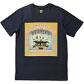The Beatles Unisex T-Shirt: Magical Mystery Tour Album Cover (Navy Blue)