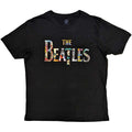 The Beatles Unisex T-Shirt: Logo Treatment (Black)