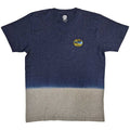 The Beatles Unisex T-Shirt: Oval Logo (Navy Blue) (Wash Collection)