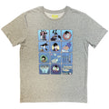 The Beatles Unisex T-Shirt: Yellow Submarine Montage (Heather Grey)