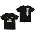 The Beatles Unisex T-Shirt: 70s Logo & Years (Black) (Back Print)