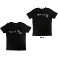 The Beatles Unisex T-Shirt: Now & Then (Black) (Back Print)