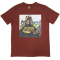 The Beatles Unisex T-Shirt: Yellow Submarine Album Cover (Red)