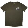 The Beatles Unisex T-Shirt: Mini Drum Logo (Green)