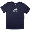 The Beatles Unisex T-Shirt: Mini Abbey Road Crossing Silhouette (Navy Blue)