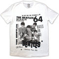 The Beatles Unisex T-Shirt: 1964 (White)