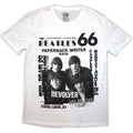 The Beatles Unisex T-Shirt: 1966 (White)