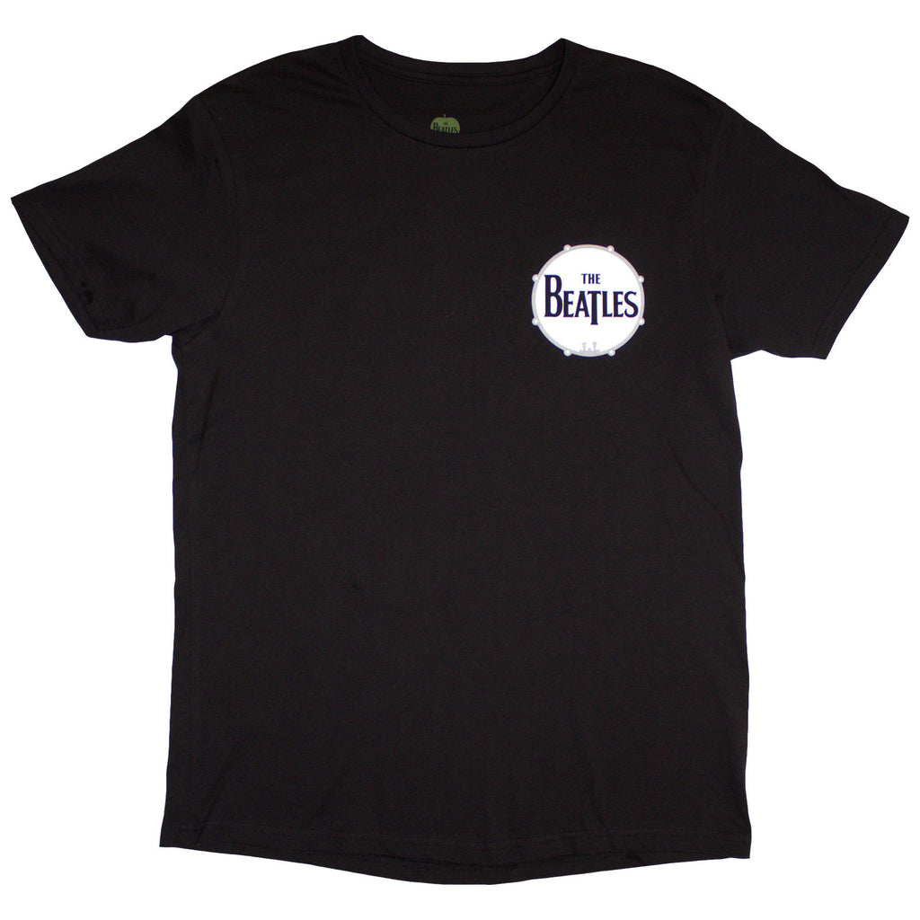 The Beatles Unisex T-Shirt: New York 1964 (Black) (Back Print)