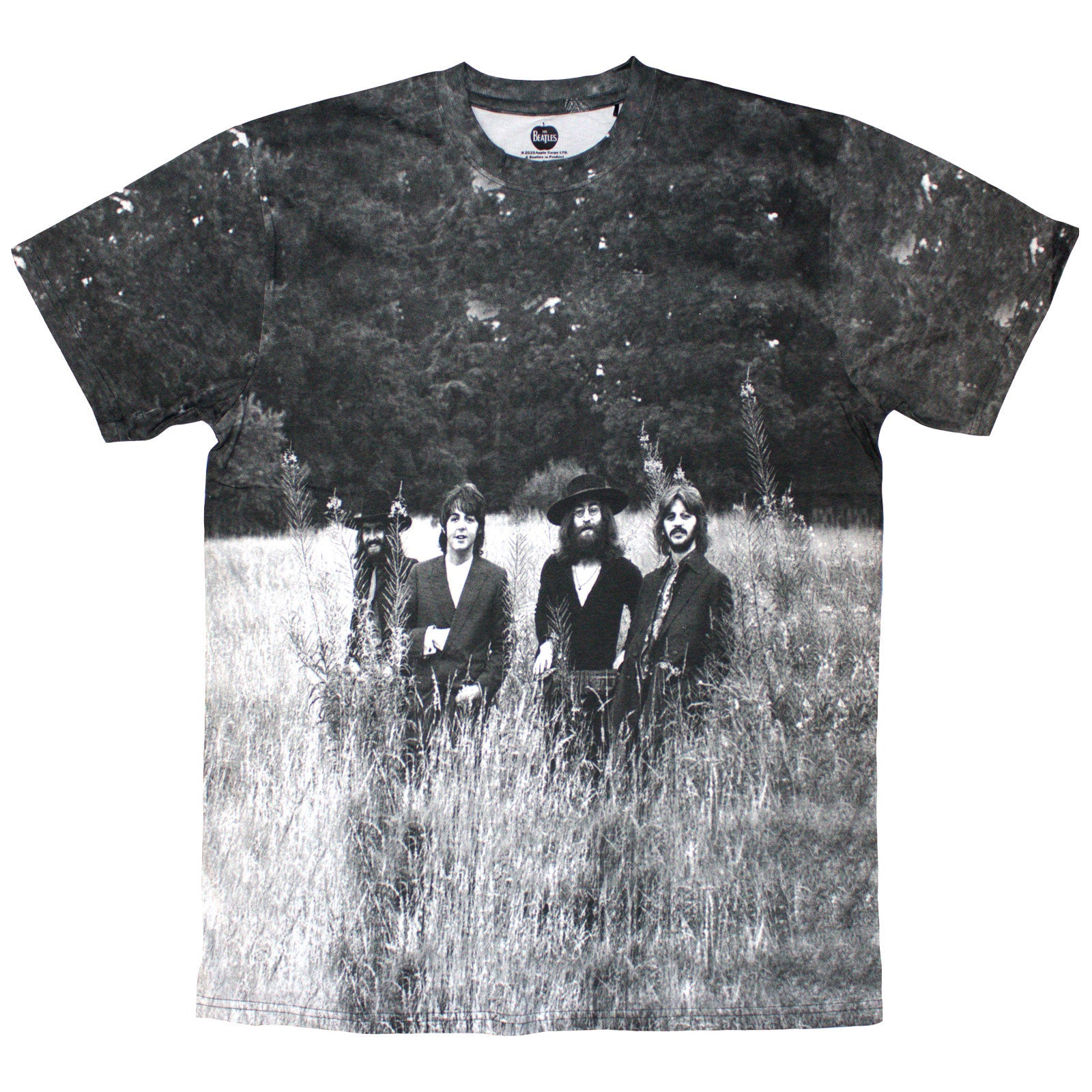 The Beatles Unisex T-Shirt: Tittenhurst Park Field (White) (All Over Print)