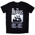 The Beatles Unisex T-Shirt: Tour '64 Dates (Black)