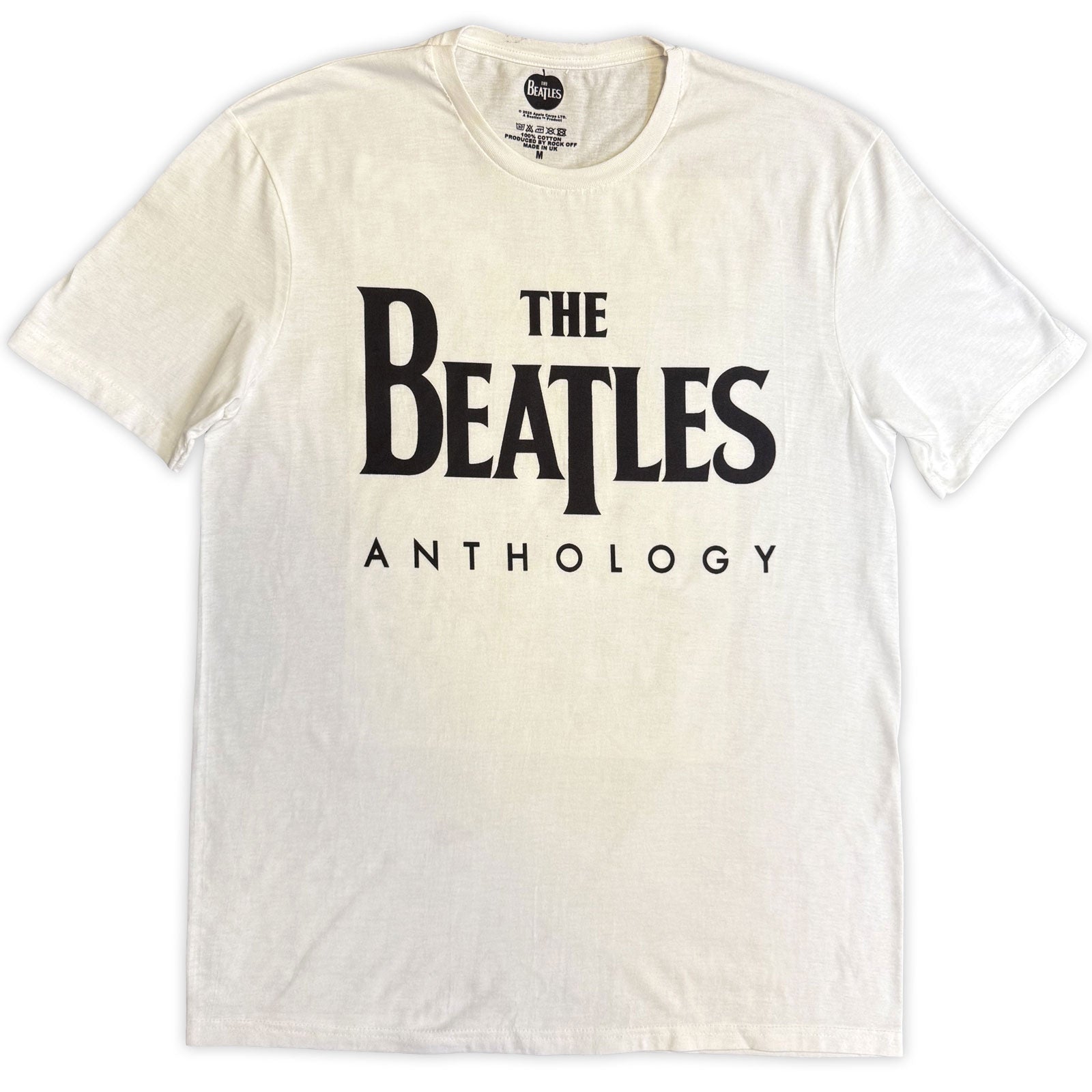 The Beatles Unisex T-Shirt: Anthology (White) (Back Print)