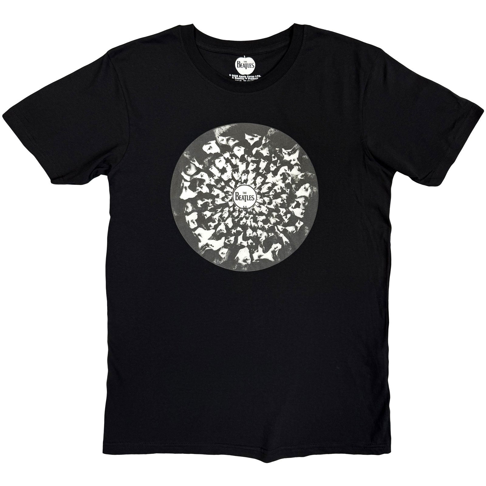 The Beatles Unisex T-Shirt: Revolver Faces (Black)
