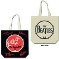 The Beatles Cotton Tote Bag: Love Drum (Multicolour) (Back Print)