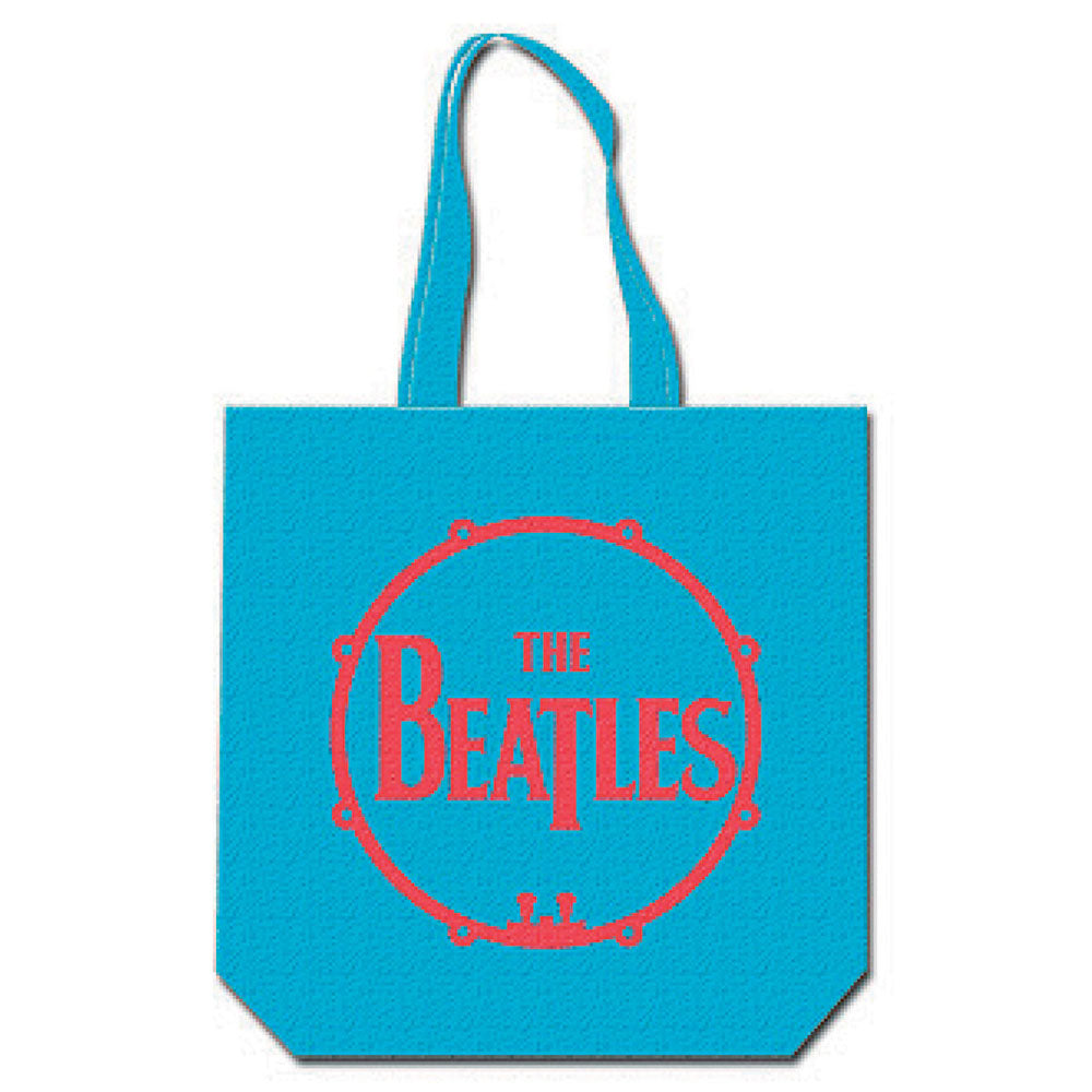 The Beatles Cotton Tote Bag: Lady Madonna (Blue) (Back Print)