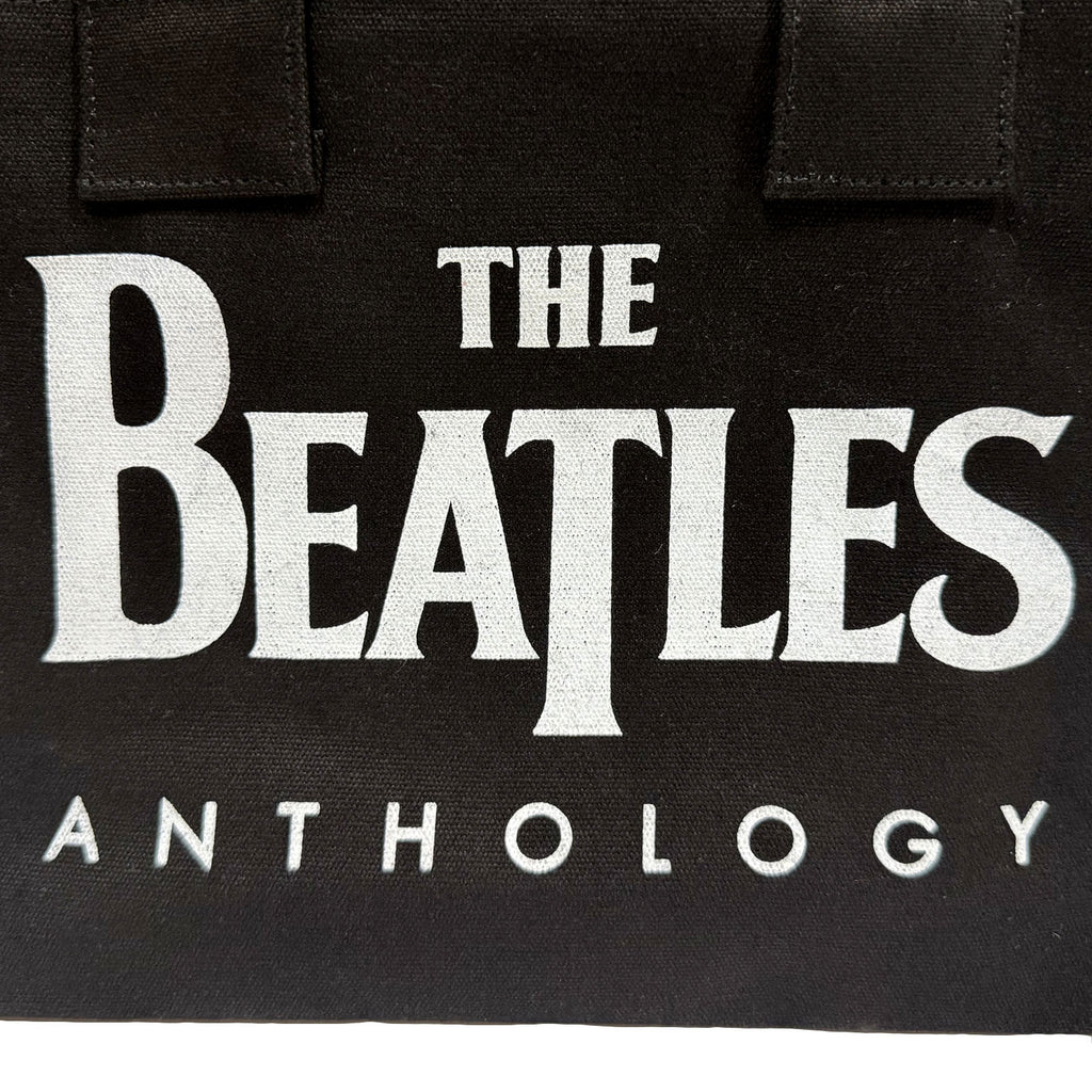 The Beatles Cotton Tote Bag: Anthology (Black) (Back Print)
