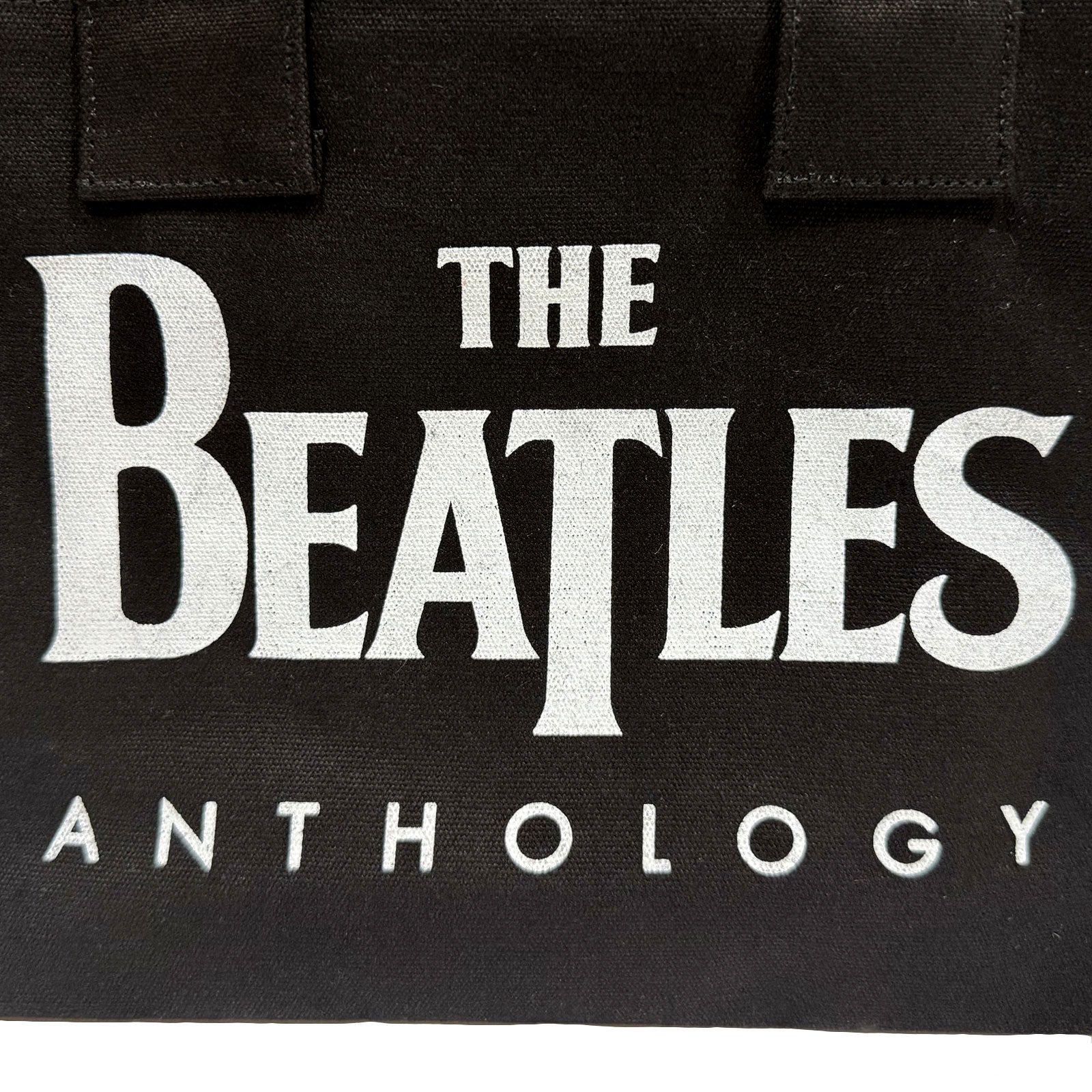 The Beatles Cotton Tote Bag: Anthology (Black) (Back Print)