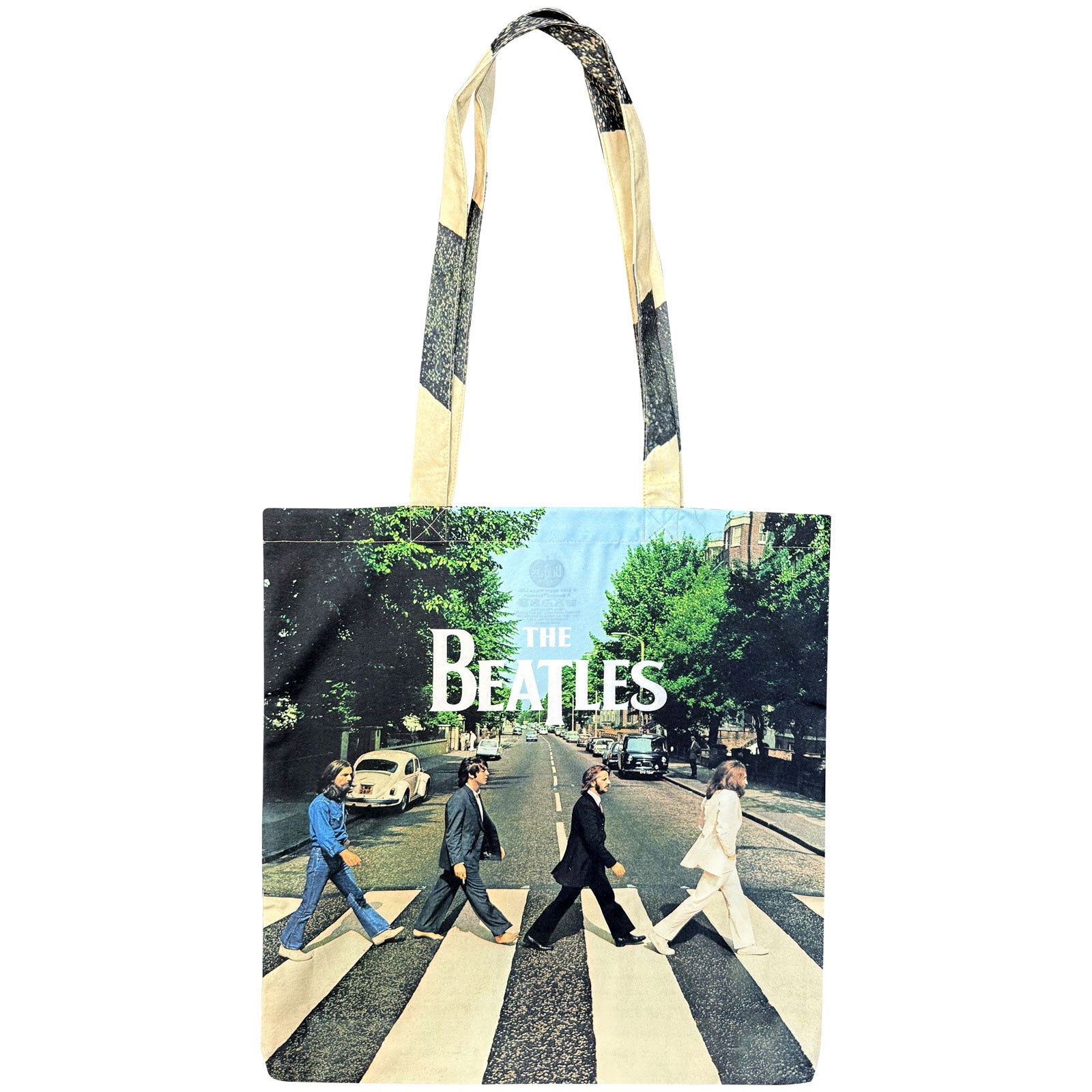 The Beatles Cotton Tote Bag: Abbey Road (Black)