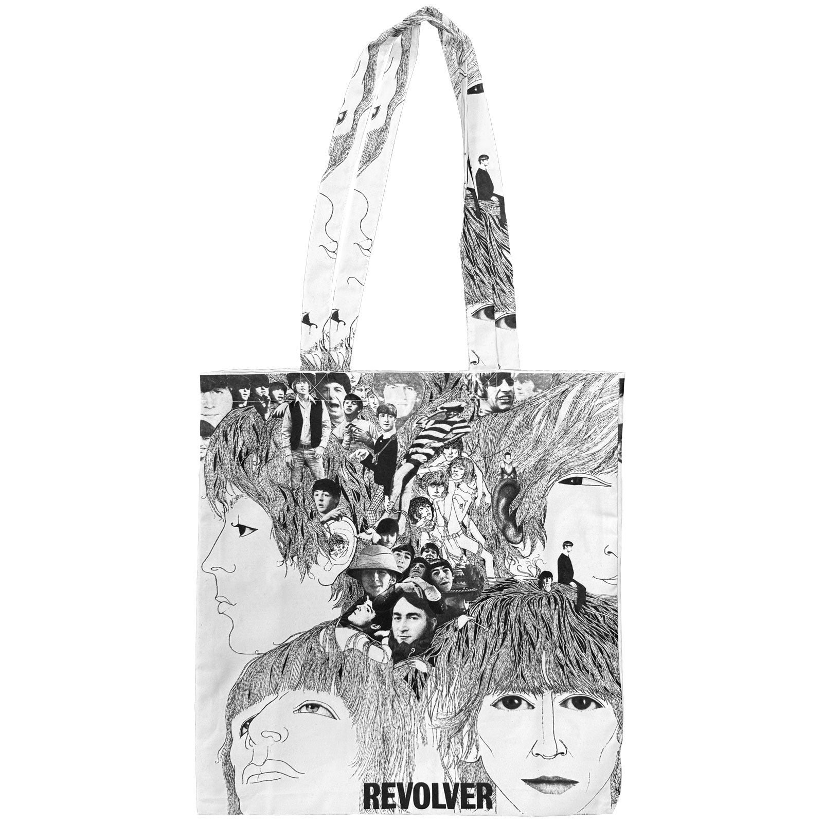 The Beatles Cotton Tote Bag: Revolver (White)