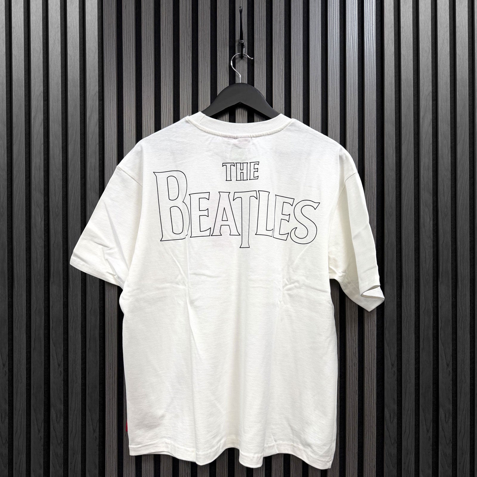 The Beatles Unisex Unplugged T-Shirt: Four Portrait Wash (White)