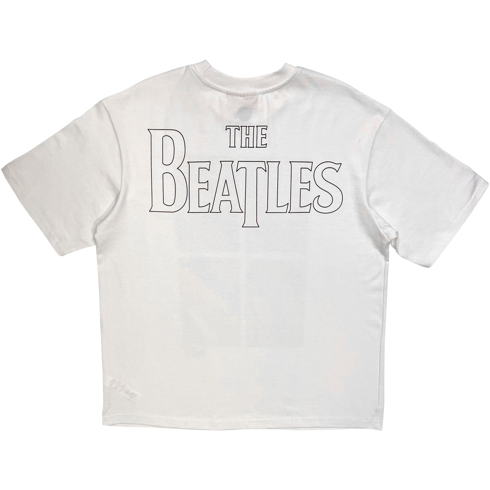 The Beatles Unisex Unplugged T-Shirt: Four Portrait Wash (White)