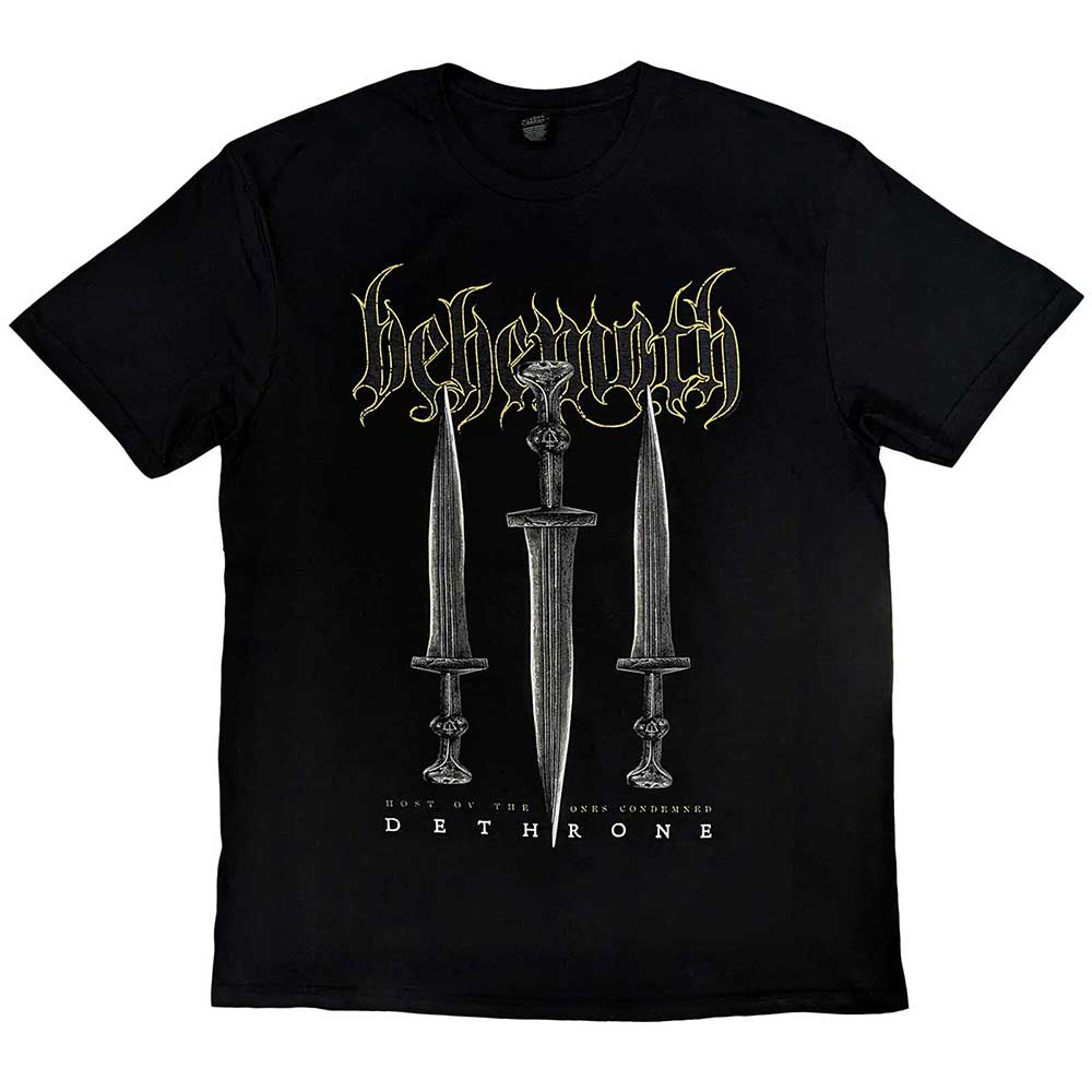 Behemoth Unisex T-Shirt: Off To War! (Black) (Back Print)