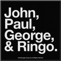 The Beatles Standard Patch: Jon, Paul, George & Ringo