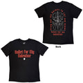 Bullet For My Valentine Unisex Premium Carbon T-Shirt: Bring Out The Knives (Black) (Back Print)