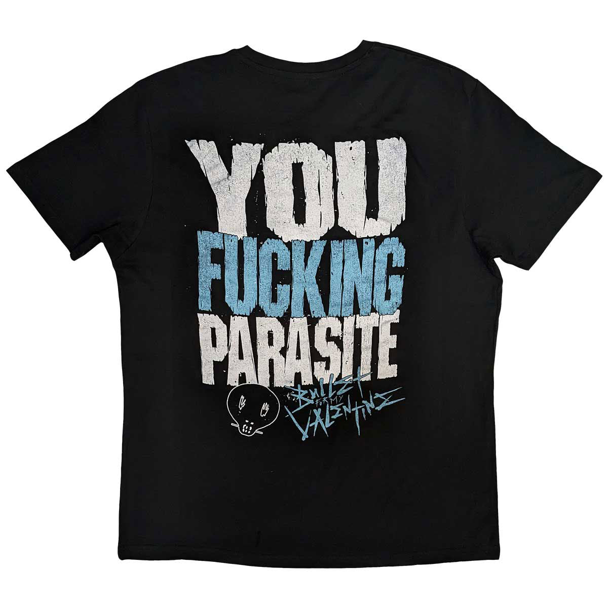 Bullet For My Valentine Unisex T-Shirt: Parasite (Black) (Back Print)