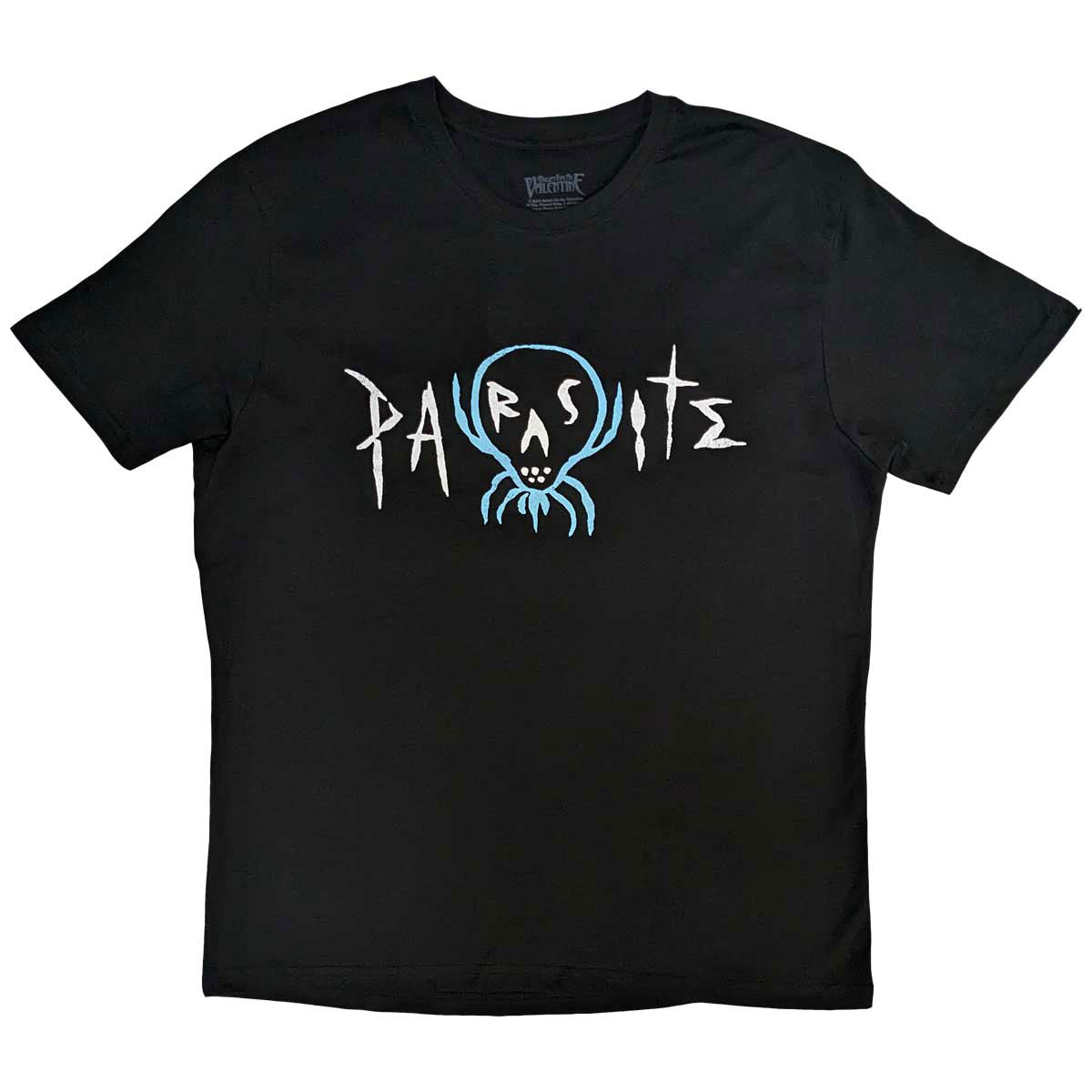 Bullet For My Valentine Unisex T-Shirt: Parasite (Black) (Back Print)