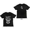 Bullet For My Valentine Unisex T-Shirt: Omen (Black) (Back Print)