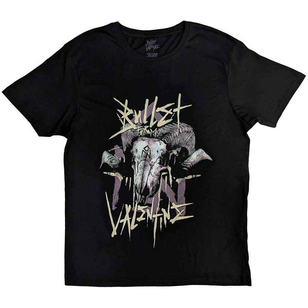 Bullet For My Valentine Unisex T-Shirt: Ram (Black) (Back Print)